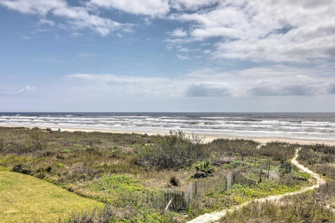 Oceanfront Galveston Home - Walk To Beach! מראה חיצוני תמונה
