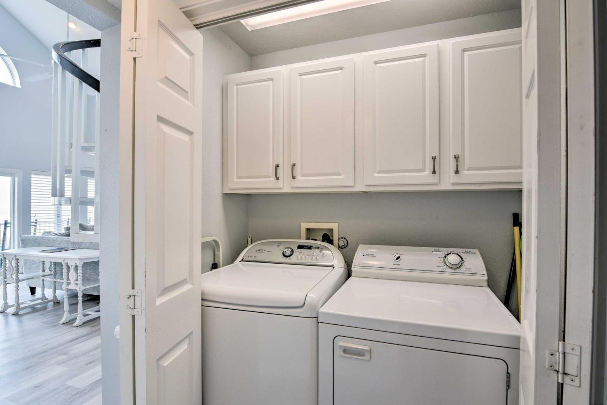 Oceanfront Galveston Home - Walk To Beach! מראה חיצוני תמונה