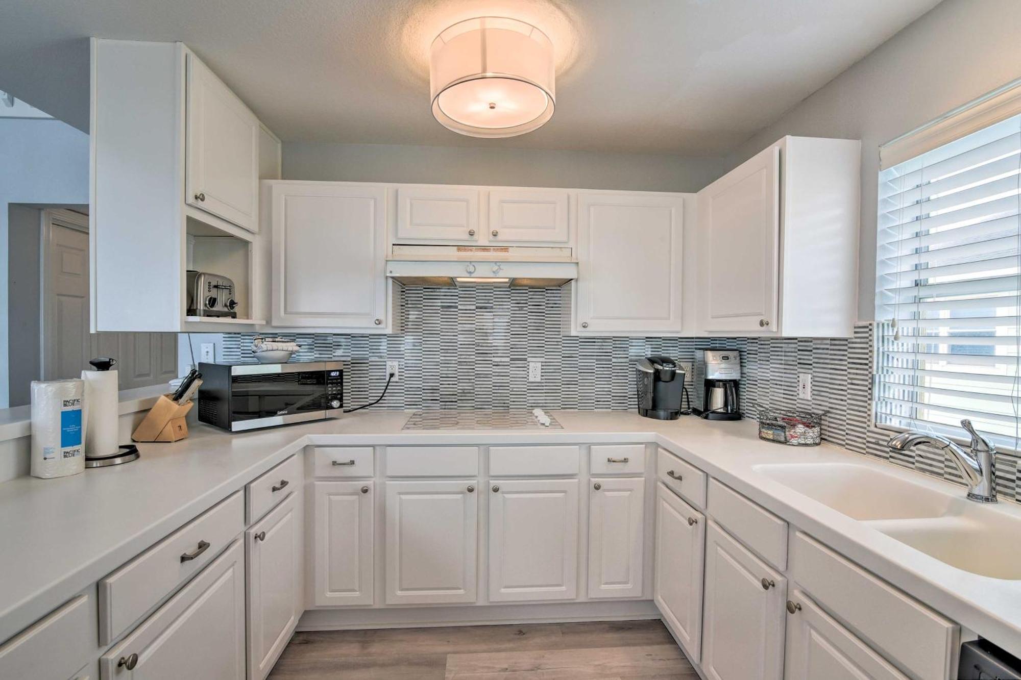 Oceanfront Galveston Home - Walk To Beach! מראה חיצוני תמונה
