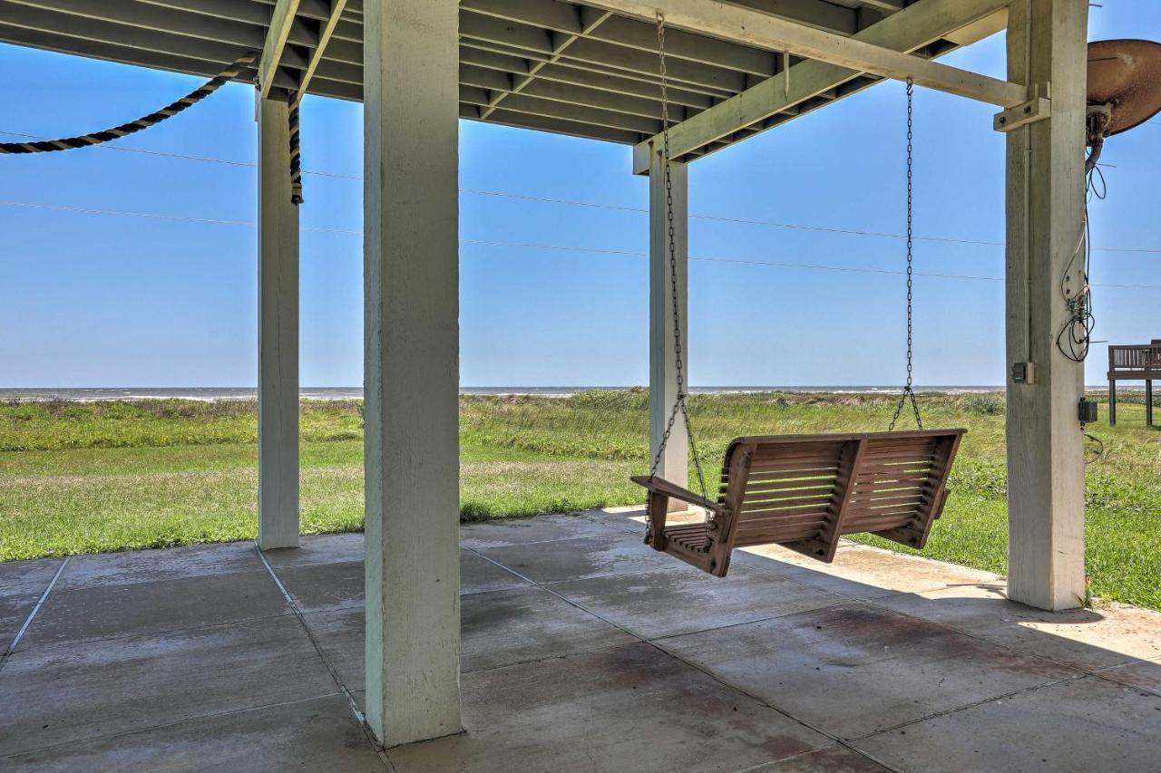 Oceanfront Galveston Home - Walk To Beach! מראה חיצוני תמונה